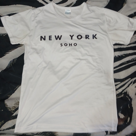 NEW YORK SOHO Women White Short Sleeve Shirt - Picture 5 of 14
